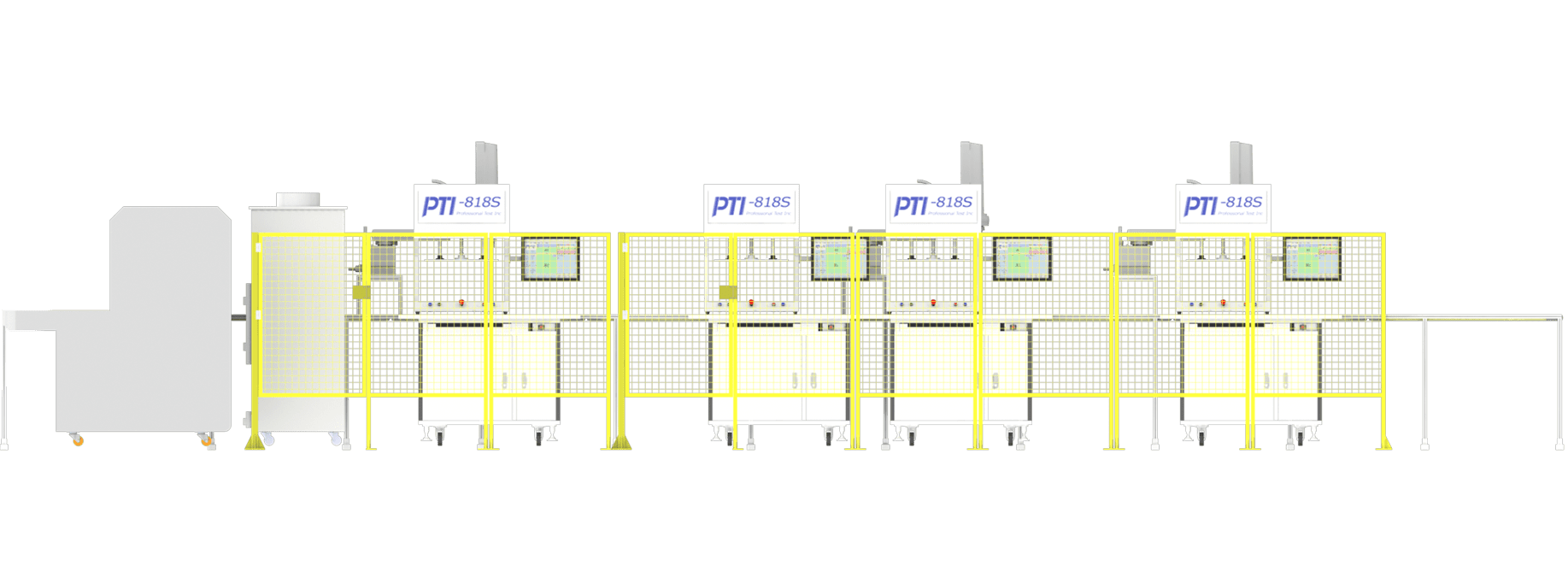 PTI Robotic/Offline to online automated test line