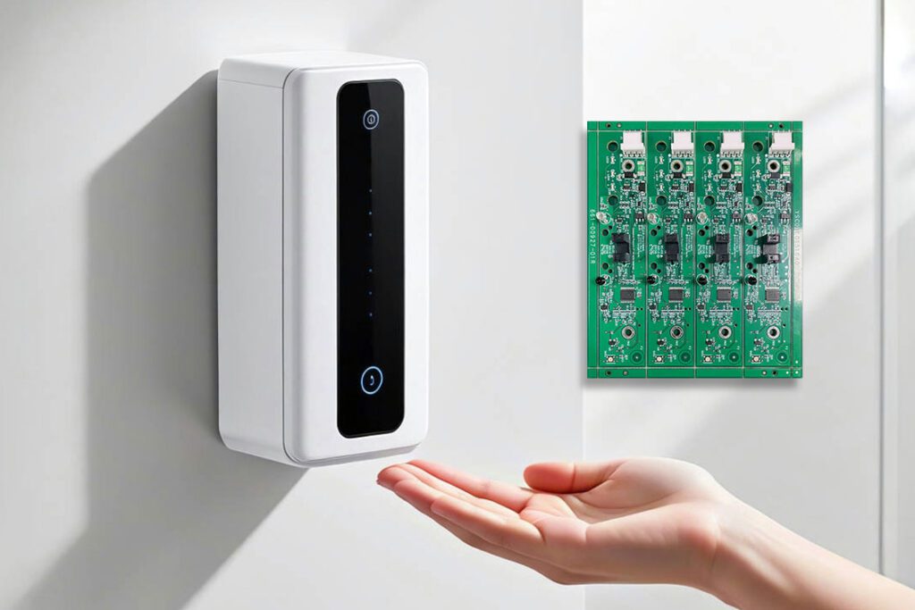 Function test of intelligent infrared induction...