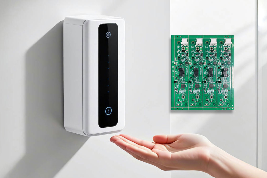 Function test of intelligent infrared induction hand sanitizer/soap dispenser main control board