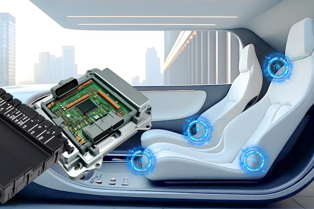 Test scheme of automobile seat circuit board