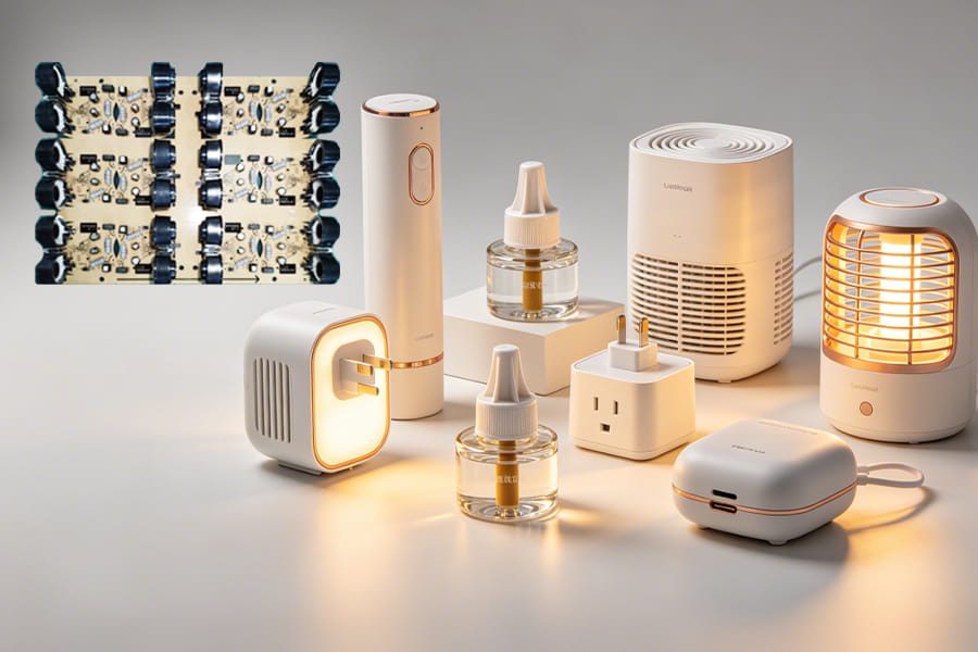 Mosquito Repellent Heater ICT+FCT Automated Inline Testing Case for Small Household Appliances