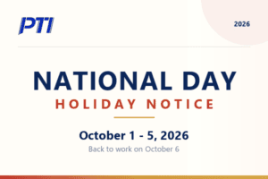 National Day Holiday Notice 2026
